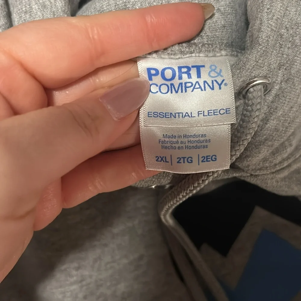 Peak Sports Academy Gray Hoodie - 2X New! - Picture 4 of 5